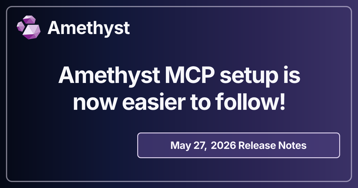 Amethyst MCP setup is now easier to follow!
